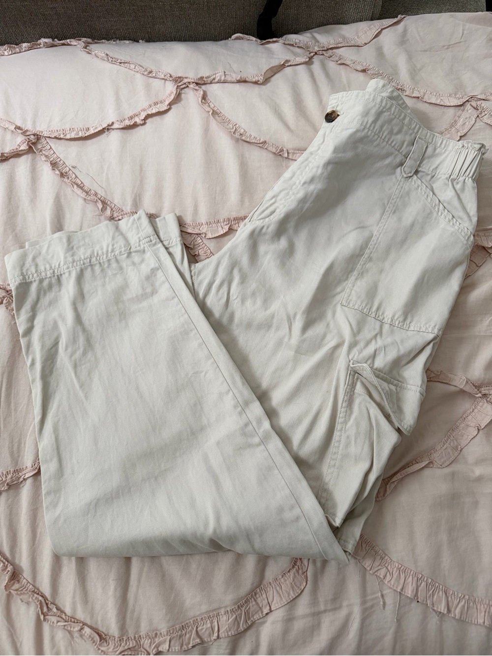 Old Navy Light Khaki Utility Pants like new condition